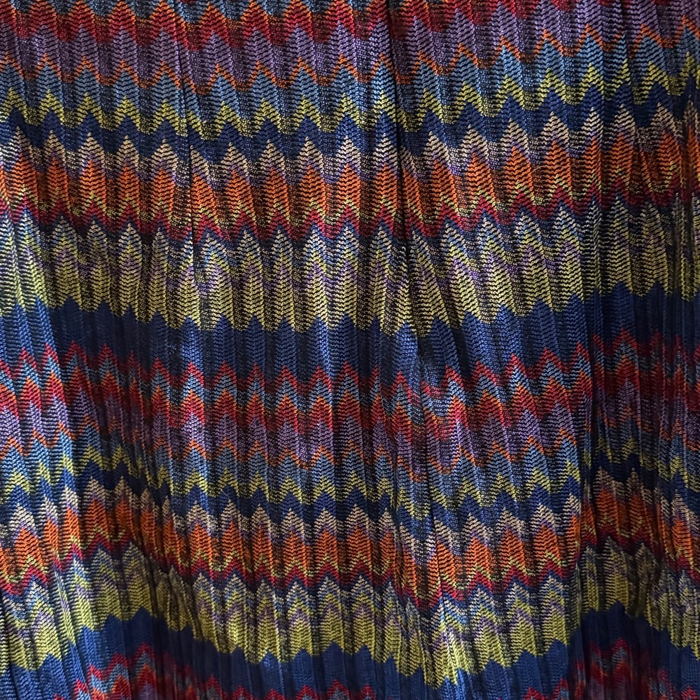 Ramy Brook Multicolor Knit V-Neck Dress - Picture 4 of 4